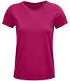 03581 Lds Crusader SOL'S Ladies Crusader Organic T-Shirt Fuchsia colour image